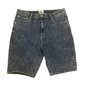 Jordache Vintage Men’s Jean Shorts Acid Wash Jorts Medium Wash Size 34 Baggy Y2k
